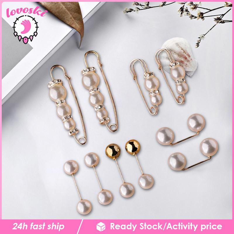 [Lovoski] Set 10 Kẹp Cài Khăn Choàng / Áo Len / Thắt Lưng An Toàn