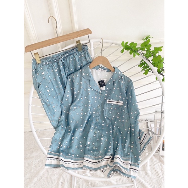 Bộ lụa nữ 3 màu