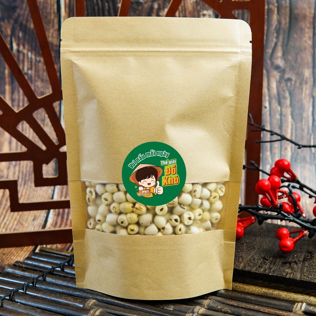 [SIÊU NGON LOẠI 1] - Hạt sen sấy khô 500gr (thegioidokho.vn)