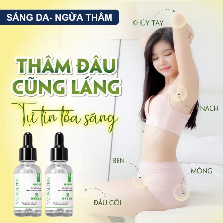 Serum  Thâm Nách Bẹn Chân Tay Đầu Gối Dưỡng Ẩm Làm Sáng Da 30ml