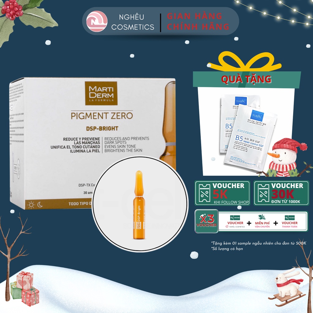 Serum Dưỡng Sáng Đều Màu Da, Giảm Đốm Sắc Tố Marti Pigment Zero DSP Bright