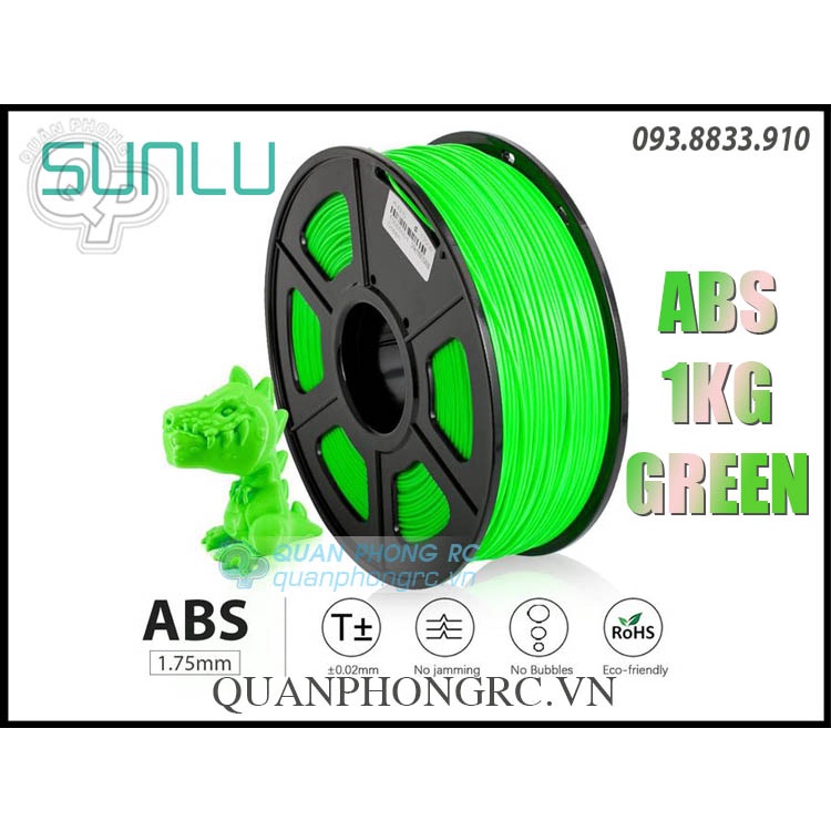 Nhựa In 3D Filament SUNLU ABS 1.75mm 1kg