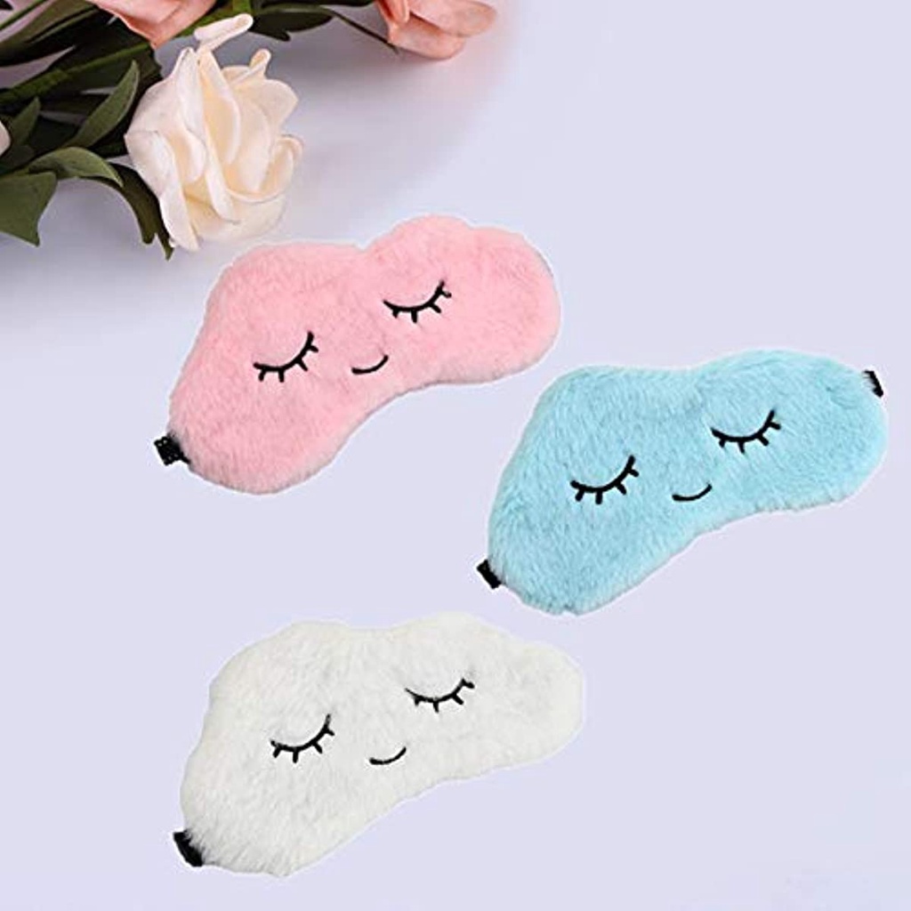 Miếng Bịt Mắt Ngủ Hình Đám Mây Hoạt Hình Siêu Mềm