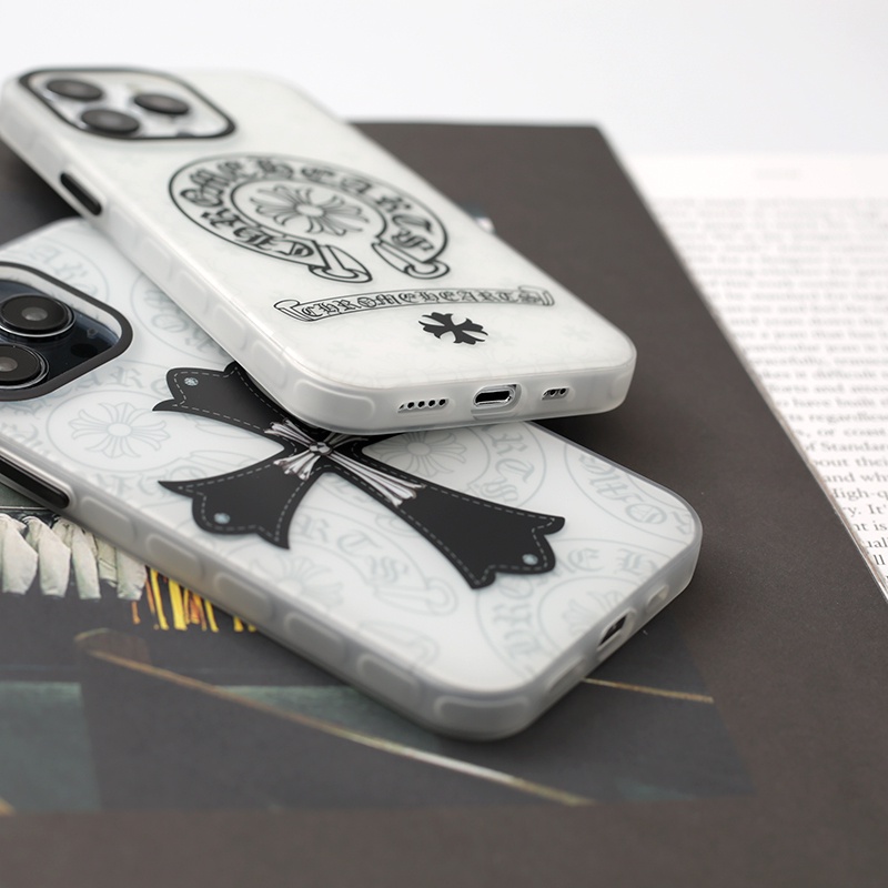 Ốp Điện Thoại Nhựa Cứng In Logo Croxin Hai Mặt Nhám Cho iPhone 14 / 13 / 12 Pro max / 13Pro / 12Pro / 12 / iPhone 11