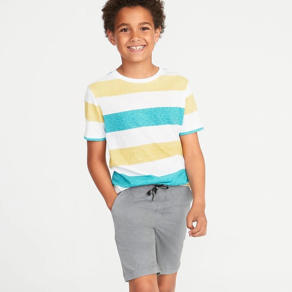 P201 Quần short bé trai hàng VNXK dây rút thật size 5-18T