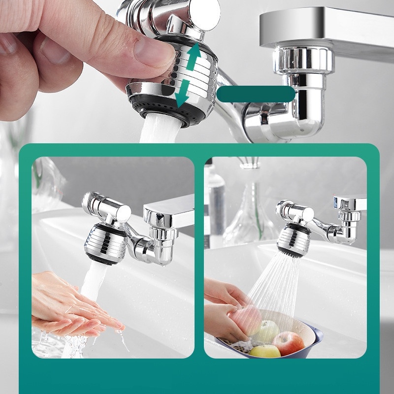 Máy Ảnh 2 Chế Độ 1080 Thông Dụng 2 Chế Độ° Đầu Nối Dài Vòi Nước Bồn Rửa Chén / Vòi Nước Bồn Rửa Chén Bằng Nhựa / Bong Bóng Xoay Được