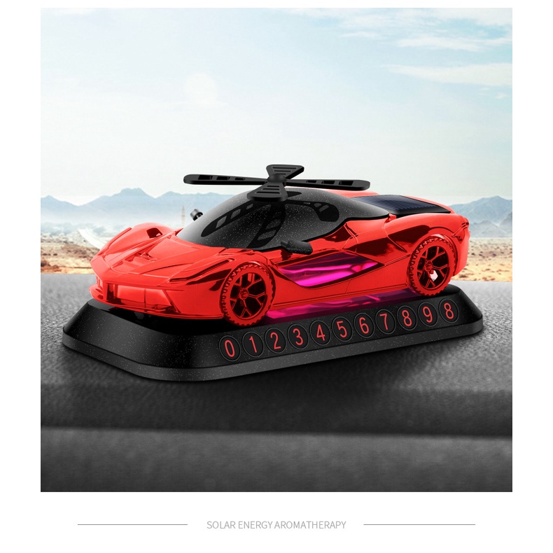 Máy Khuếch Tán Tinh Dầu Xoay Năng Lượng Mặt Trời Cho Xe Hơi