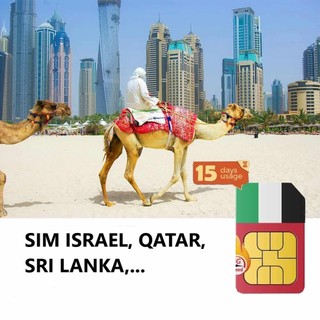 Sim du lịch các nước trung đông - sim du lịch israel, ả rập xê út, qatar, sri lanka