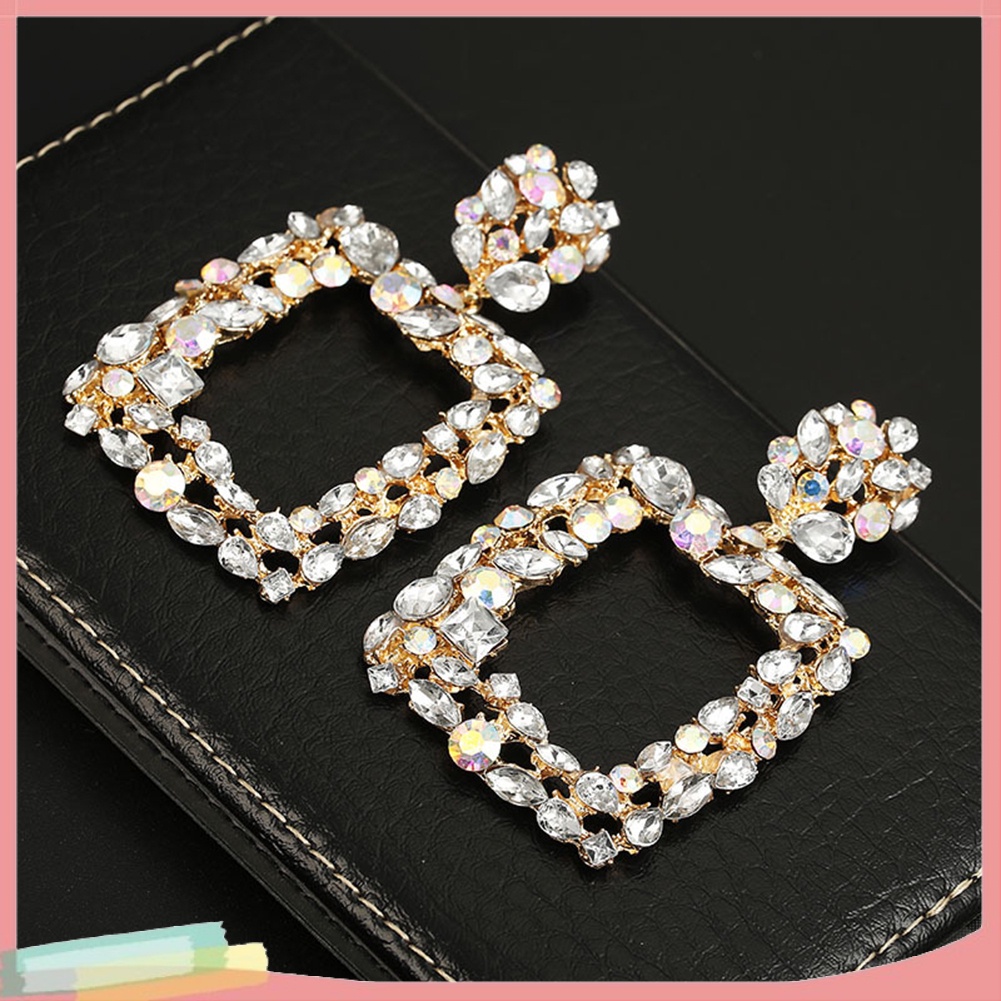 Khuyên tai đính đá phong cách Bohemian dành cho nữ