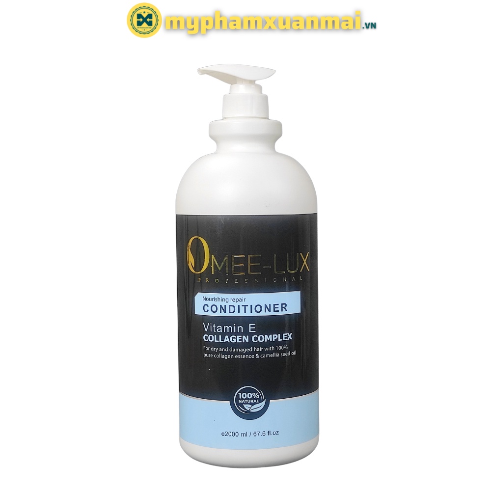 Cặp Dầu Gội Xả Omeelux Hương nước hoa lưu hương 2000ml