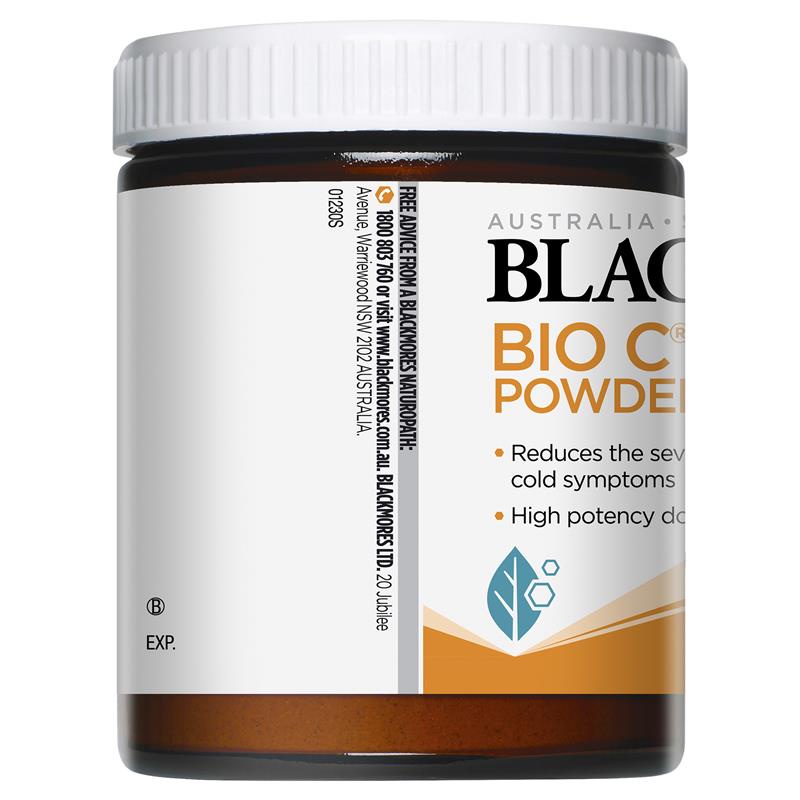 Bột Vitamin C Blackmores Bio C Vitamin C Immune Support Powder 125g, giúp tăng cường miễn dịch