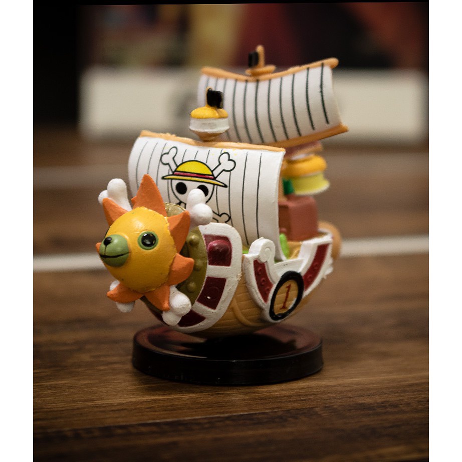 Mô hình tàu Sunny Mery size mini cao 7cm trang trí One Piece Đảo Hải Tặc
