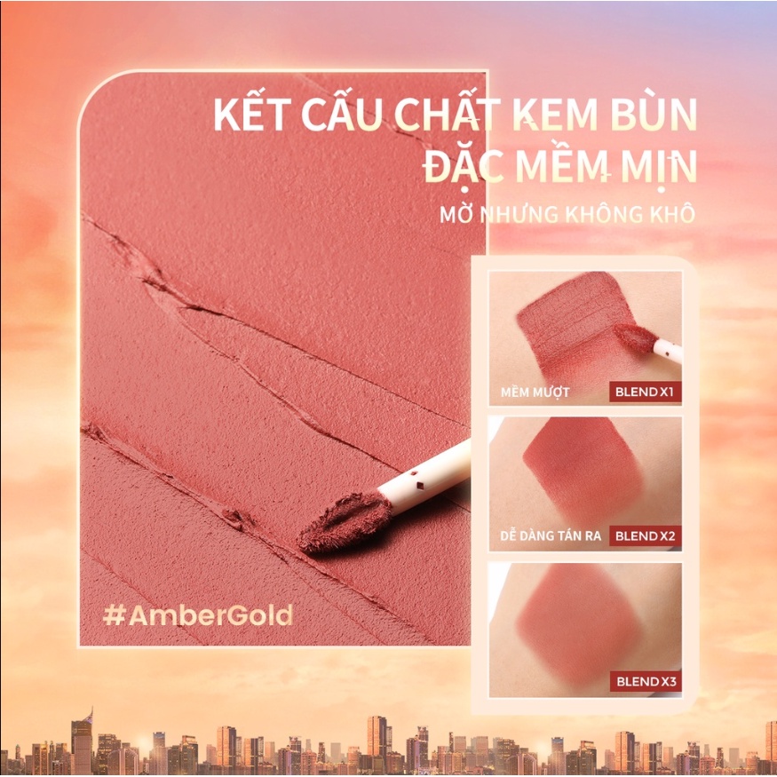 Son môi FOCALLURE son lì trọng lượng nhẹ, dưỡng ẩm thoáng mát, kèm cọ môi 30g FA-210