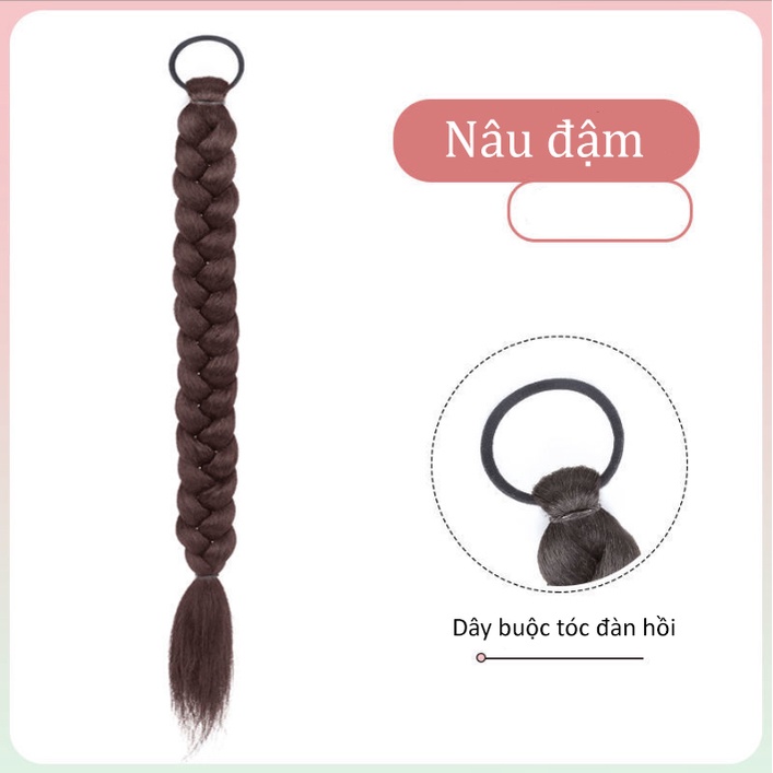 Tóc Giả Tết Thắt Bím Dài Phong Cách Hàn Quốc Cho Nữ YOS