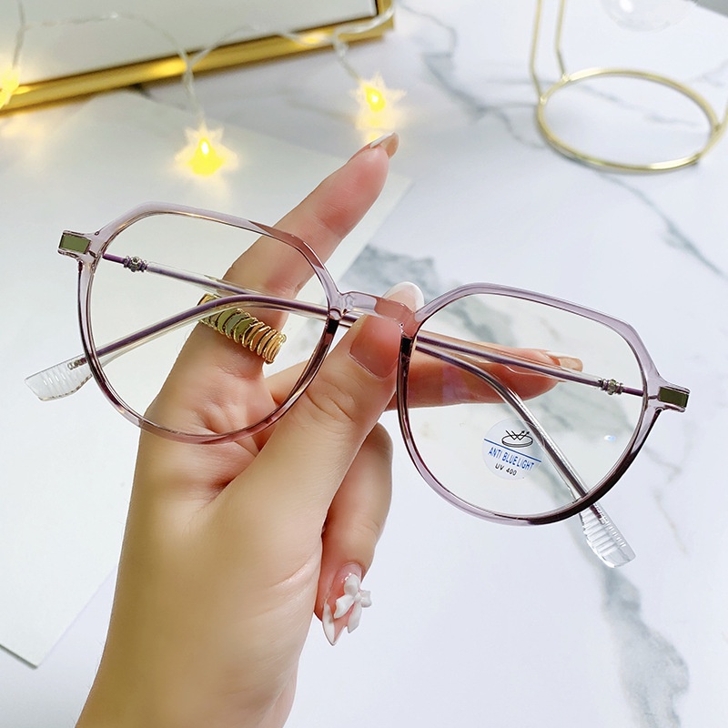 Kính Mát Gọng Hình Đa Giác Thời Trang Hàn Quốc Cho Nam Nữ