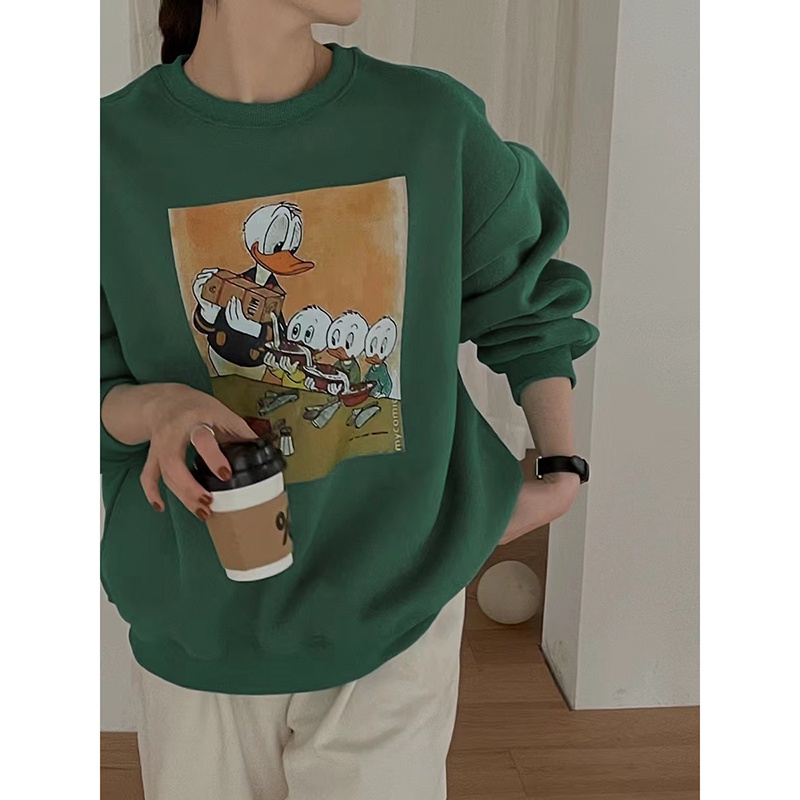 NRVP Áo Khoác Thể Thao Tay Dài Dáng Rộng In Hình Thỏ Năm Mới 2023 Phong Cách Trung Hoa Hàn Quốc Cho Nữ