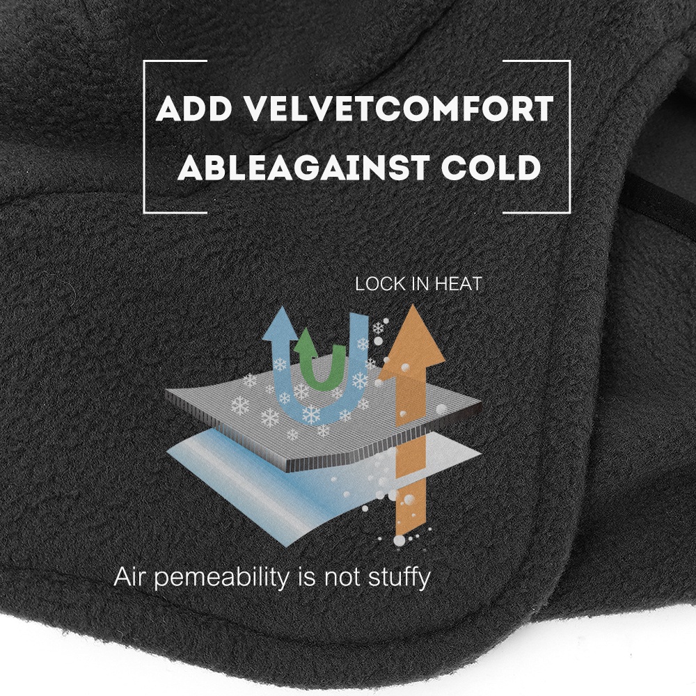 Mũ Trùm Mặt Nạ Lót Mũ Bảo Hiểm Che Phủ Cổ Chống Gió Khi Lái Xe Máy Vào Mùa Đông