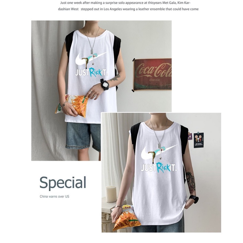 Áo Thun Ba Lỗ Mỏng Cỡ Lớn Thời Trang Thể Thao Nam TTE189