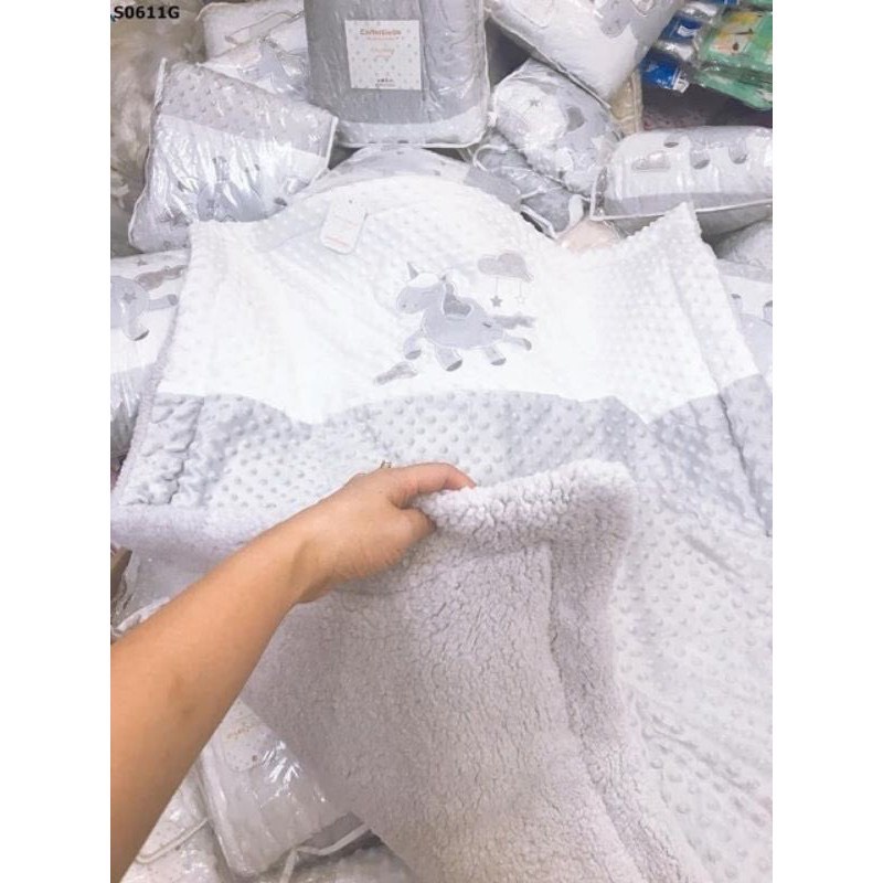 Chăn Lông Cừu  Cho Bé - Kích Thước 90*120CM - Hàng Dày Đẹp