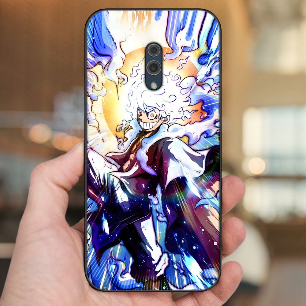 Ốp lưng Oppo K3 viền đen in hình Luffy Gear 5 Nika One Piece Đảo Hải Tặc