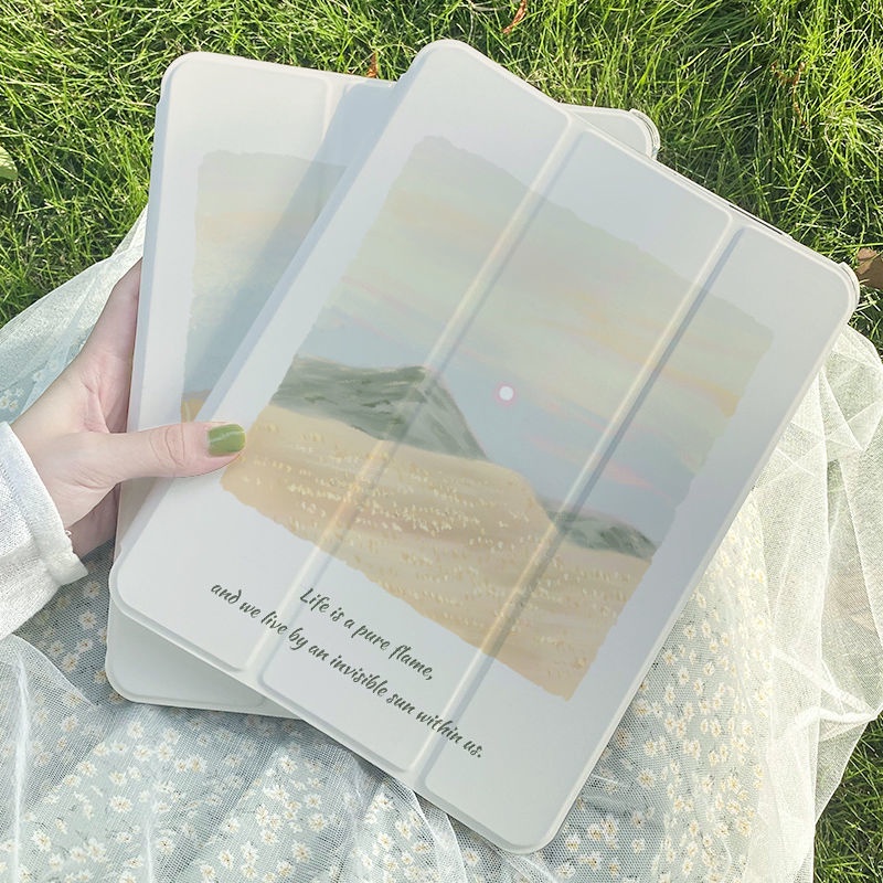 Ốp Máy Tính Bảng Mềm Họa Tiết Hoàng Hôn Cho iPad GEN7 / 8 / 9 10.2 "GEN10 10.9" Pro11 "Pro12.9" 2022 Air4 Air5 Air3 mini6