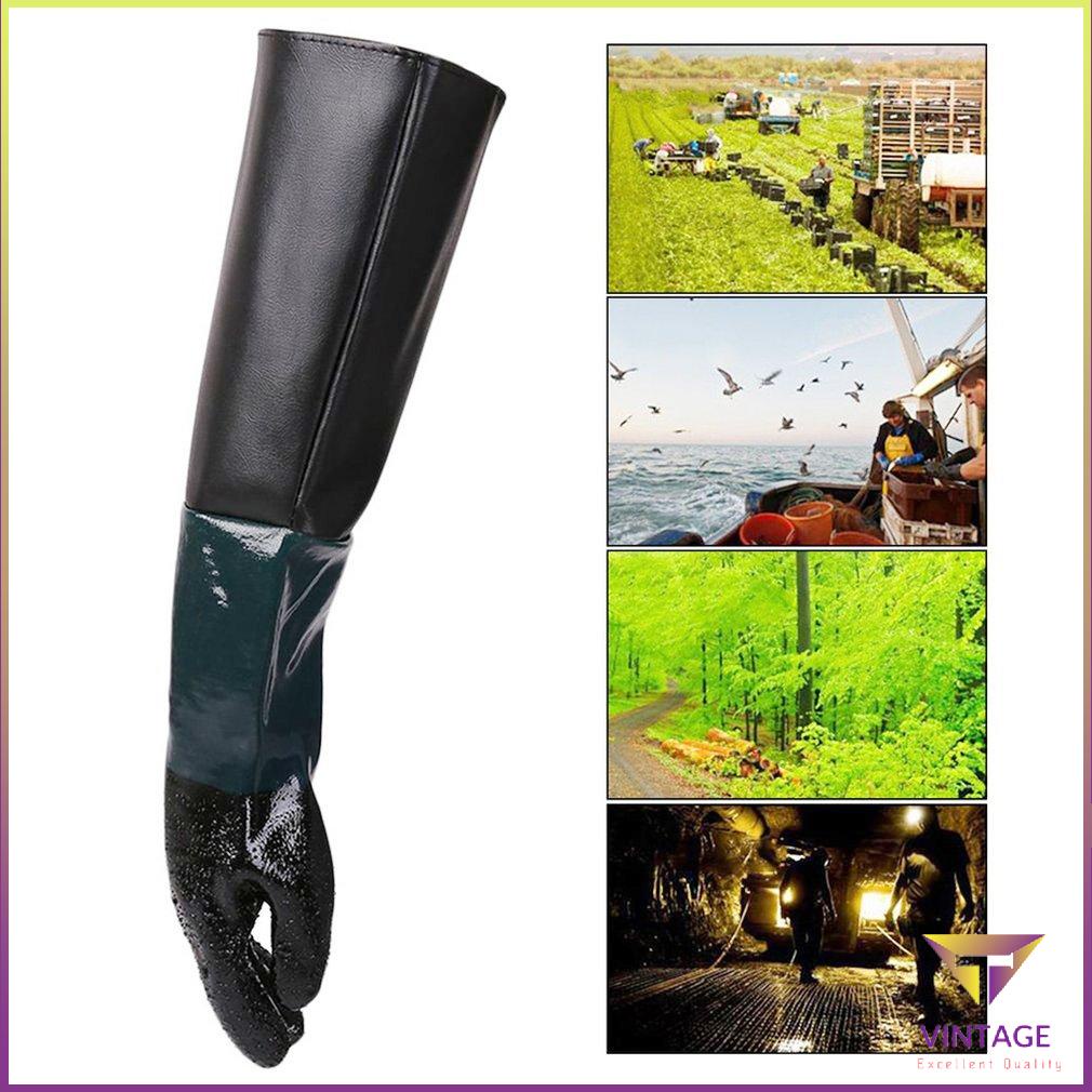 Găng tay phun cát 60Cm cho bảo hộ lao động chống trượt Sandblaster