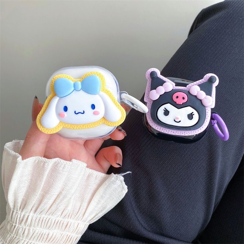 SANRIO Vỏ Bảo Vệ Hộp Sạc Tai Nghe Samsung Galaxy Buds 2 Pro Buds 2Pro Hình Kuromi Cinnamoroll Dễ Thương