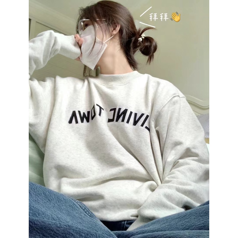 NRVP Áo Thun Nữ Dài Tay 100% Cotton Phong Cách Hàn Quốc Thời Trang Mới 2023