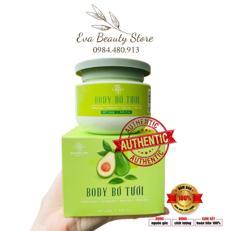 Kem Body Bơ Tươi Huyền Phi