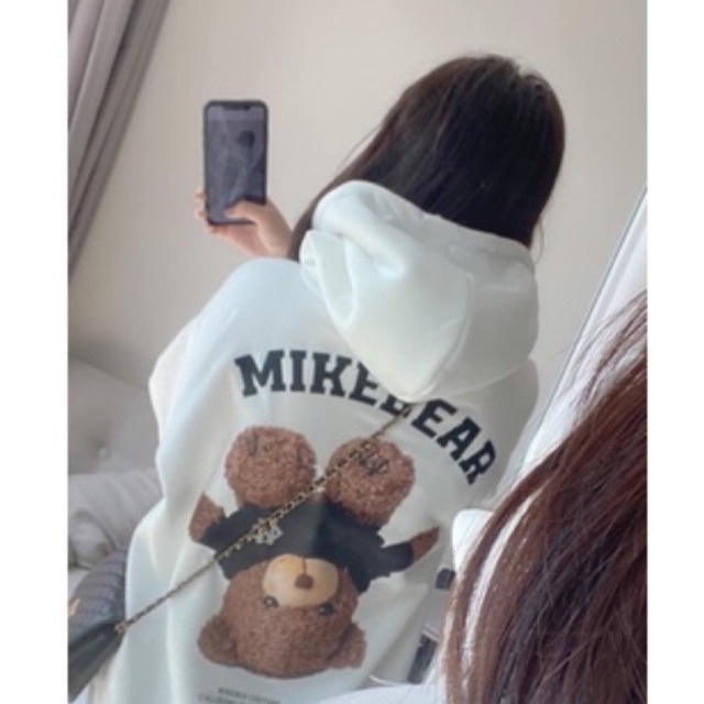💖FREE SHIP💖Áo Hoodie Gấu Mike bear nỉ bông dày mịn, mũ 2 lớp, có túi, áo nỉ nam nữ dáng unisex - Uyên Linh Store | BigBuy360 - bigbuy360.vn