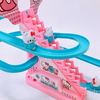 Đồ chơi chó đốm, hello kitty, thomas leo thang - slide