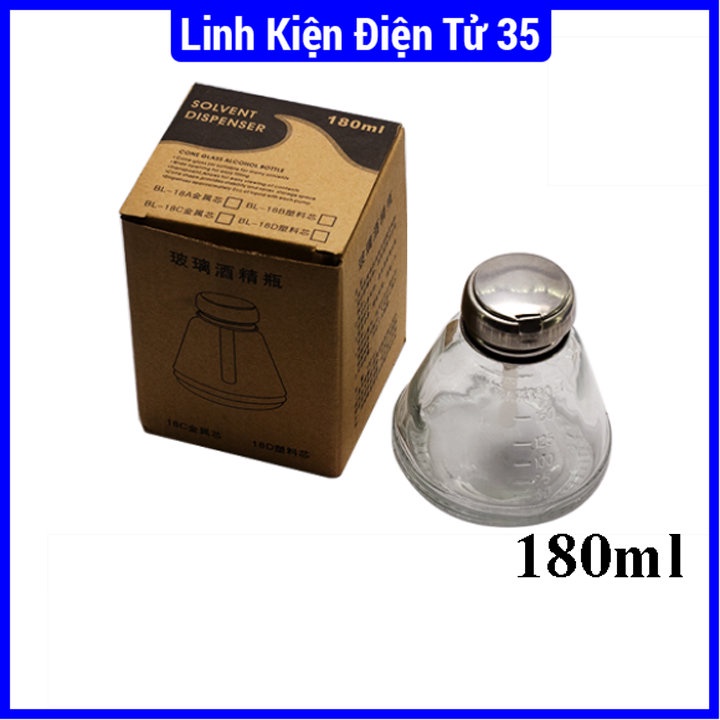 Lọ đựng dung dịch thủy tinh dung tích 150ml/180ml
