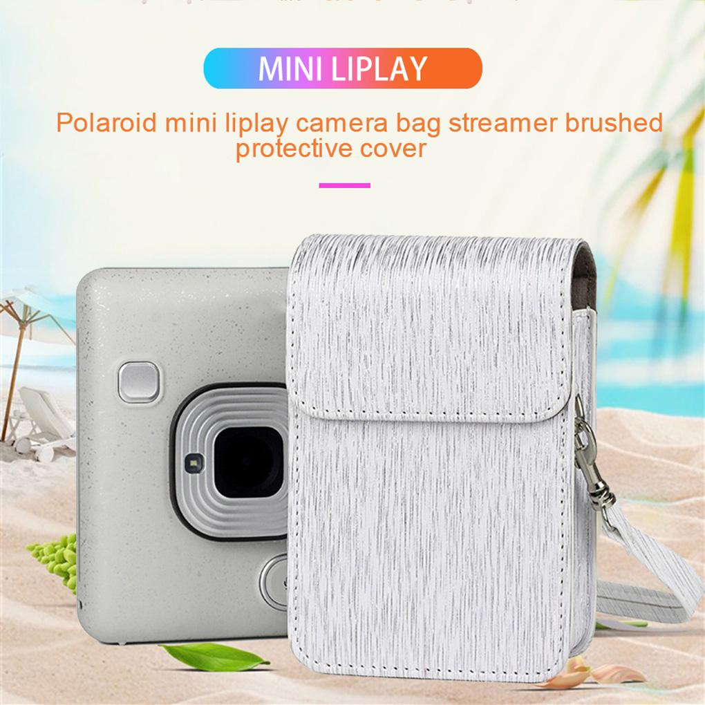 Túi Da PU Đựng Máy Ảnh Kèm Dây Đeo Vai Phong Cách Retro