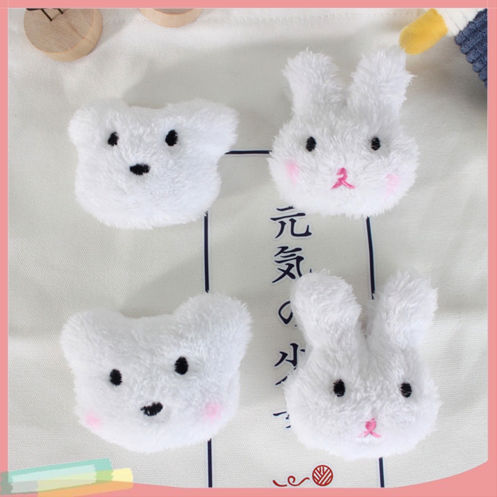 Ghim cài áo hình thỏ/gấu nhồi bông đáng yêu thời trang