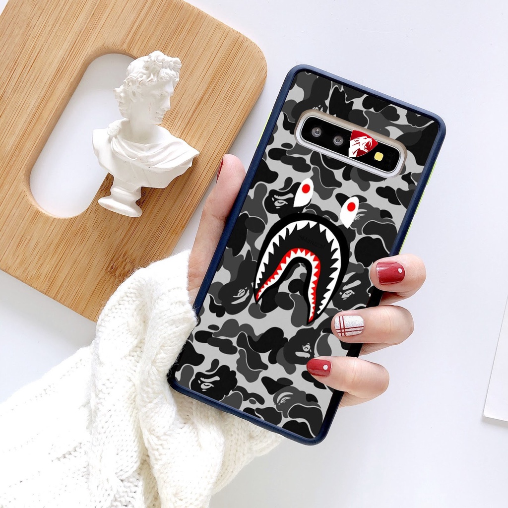 Ốp lưng Samsung BAPE SHARK Nhám cho Samsung A04 A23 A30 A22 A16 A13 A53 M33 M53 J4... - SS-03 - phukiengiacucre