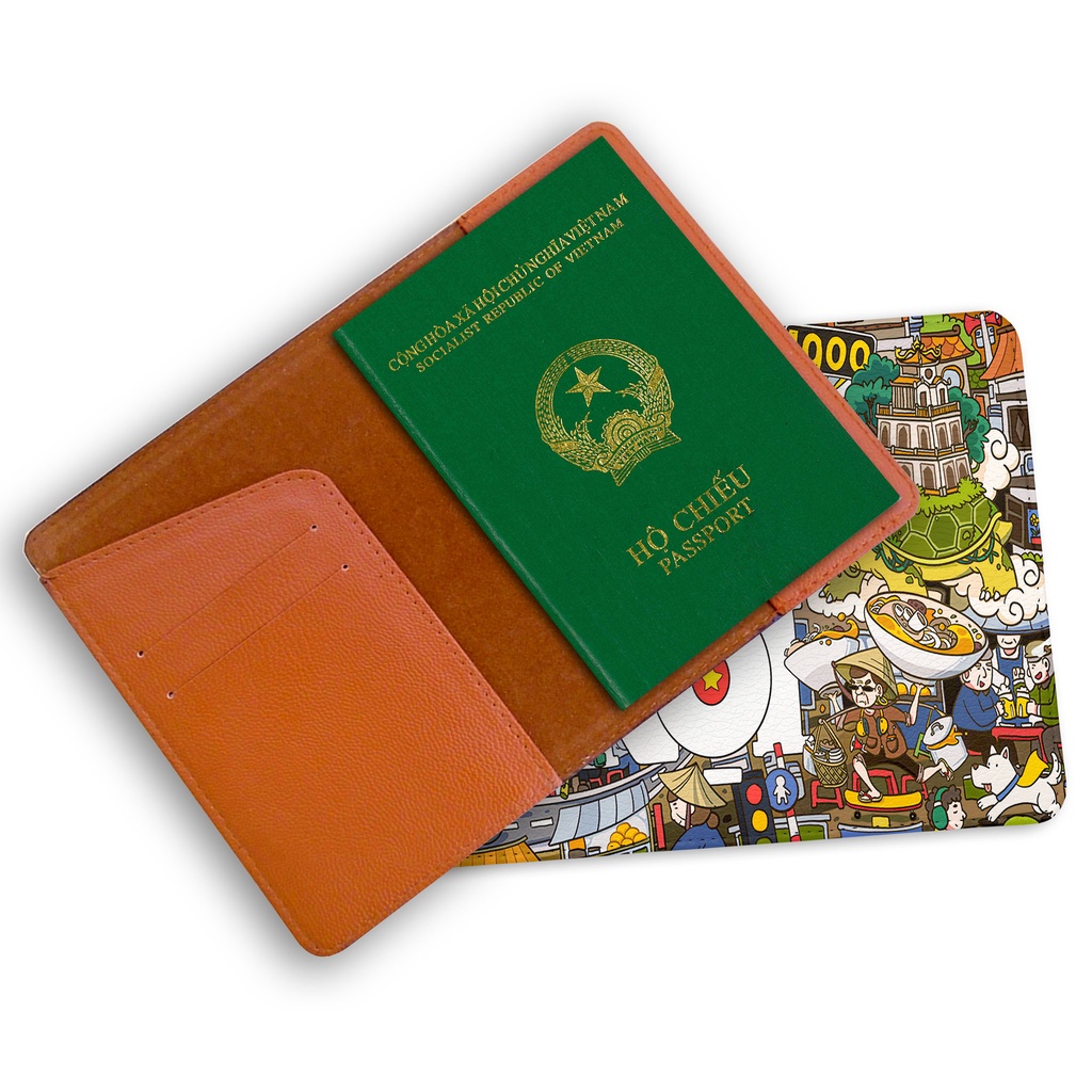 Bao Da Hộ Chiếu/Passport Du Lịch Nam - Nữ ( in tên cá nhân ) - HÀ NỘI - PPT230 STORMBREAKER