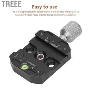 Treee Universal Quick Release Plate Tripod Ball Head Clamp SLR Camera QR Base Accessories