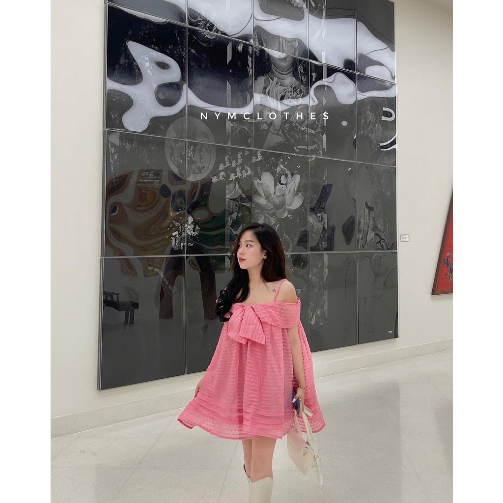 ✿ Đầm Hồng Nơ 2 Dây ✿