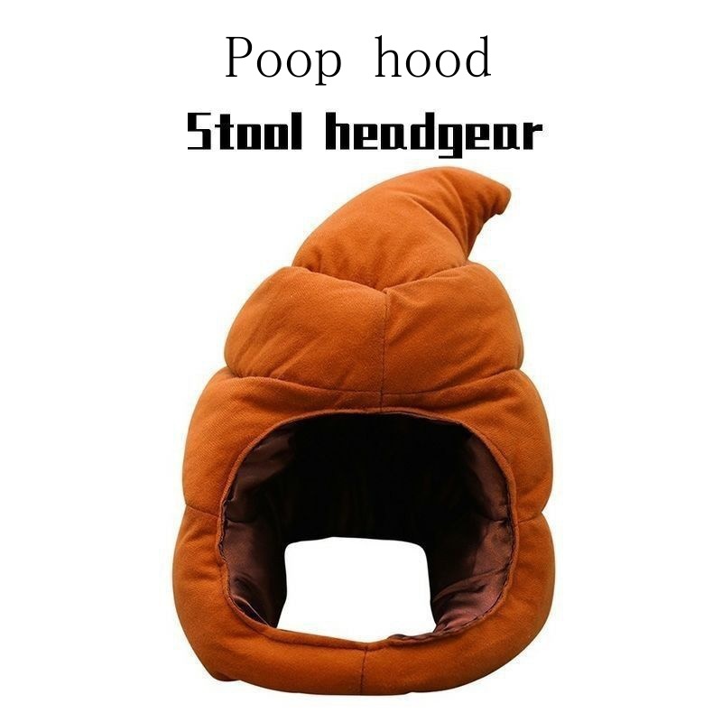 Mũ Trùm Đầu Kèm Khẩu Trang Kiểu Hoạt Hình poo poo Vui Nhộn Dành Cho Nam Và Nữ Làm Quà Tặng Sinh Nhật selfie