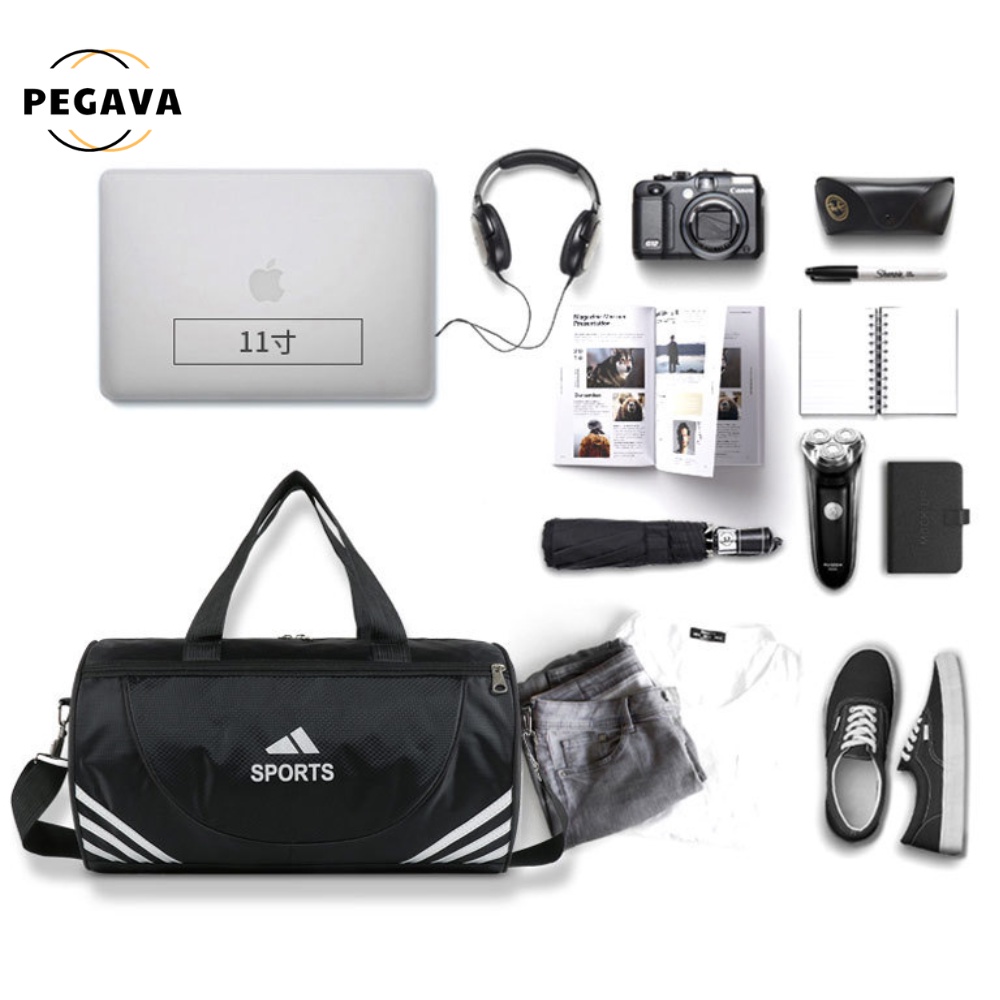 Túi Thể Thao Nam Nữ Trống PEGAVA Đựng Đồ Tập Gym Đá Bóng Yoga Chống Nước - Sports ST003 Hàng Nhập Khẩu