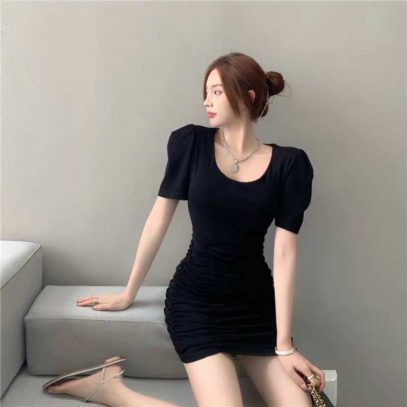 Đầm body nhúng big size dành cho khách ngoại cỡ từ 60-90 ký
