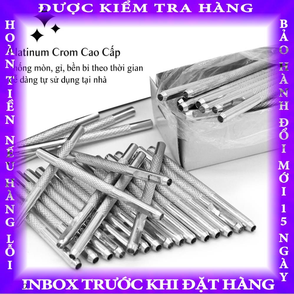 Đinh Đục Lỗ Thắt Lưng Da Nam RETRO Đường Kính 3.5 mm Cây Dùi Bạch Kim Cao Cấp NATO hogdieu