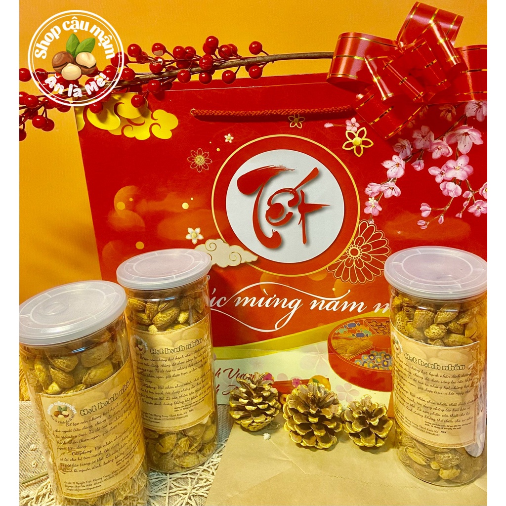 500g Hạt hạnh nhân thơm ngon loại 1 Tây Nguyên shop cậu mậm