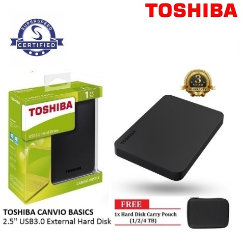 Ổ Cứng Ngoài Toshiba 500GB 1TB 2TB Usb 3.0 Tốc Độ Cao