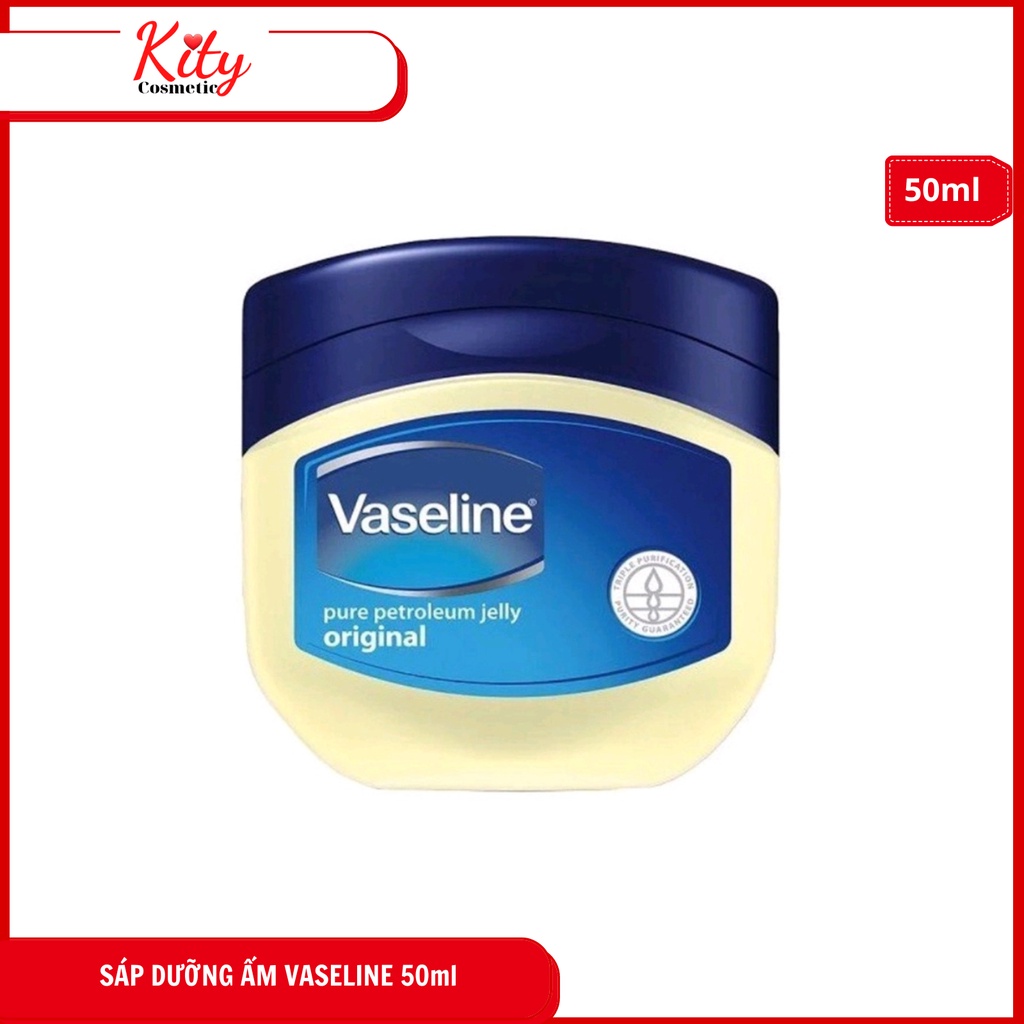 Sáp dưỡng ẩm Vaseline Pure Petroleum Jelly 50ml