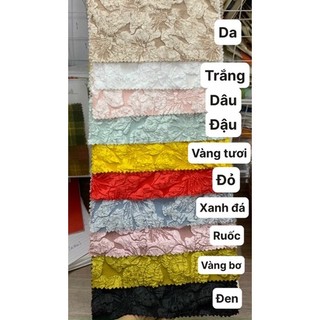 Vải gấm giãn đủ màu