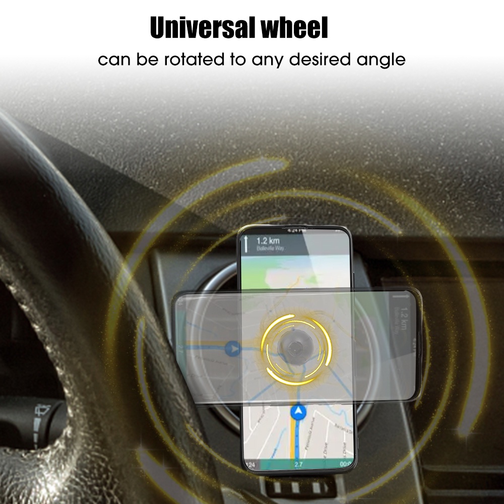 Giá Đỡ Điện Thoại Di Động Đầu Bi 17mm Điều Chỉnh Lỗ Thông Khí Xe Hơi