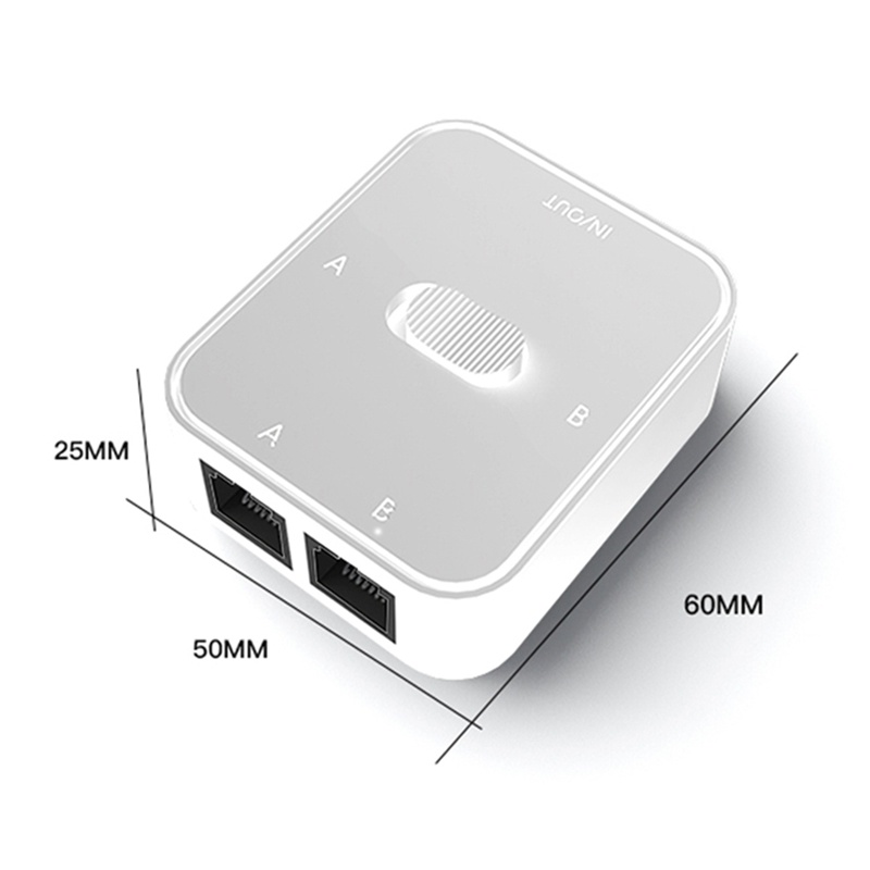 1 Bộ Chia 2 Cổng RJ45 LAN CAT6 1000Mbps 2 Trong 1