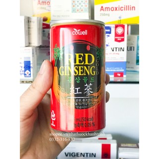 Nước hồng sâm lon hàn quốc Korean Red Ginseng Gold