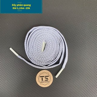 Dây giày thể thao dẹt nike, das, cv sneaker màu trắng chính hãng cổ thấp và cổ cao